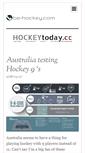 Mobile Screenshot of be-hockey.com